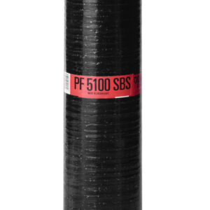PF 5100 SBS tagpap med klæbekant, ideel til holdbare og vejrbestandige flade tage.